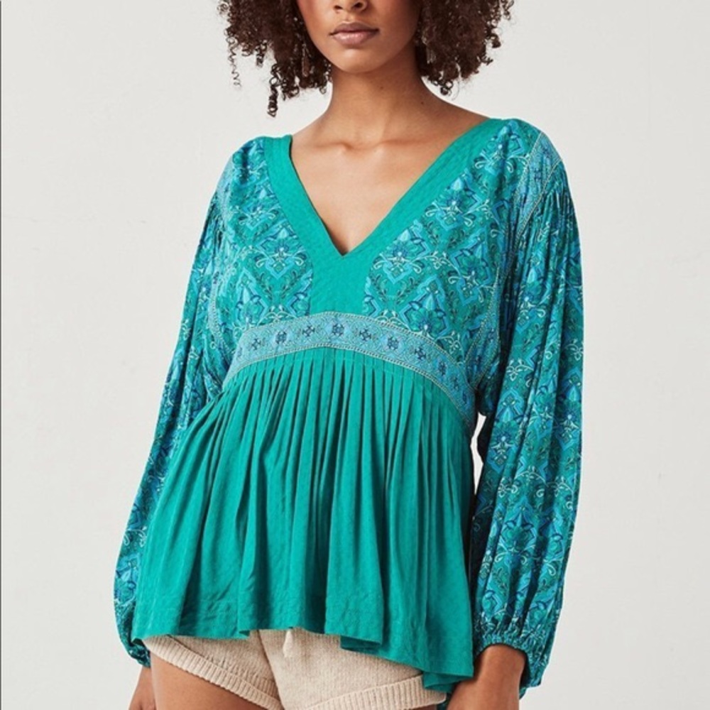 Spell Jewel Smock Blouse